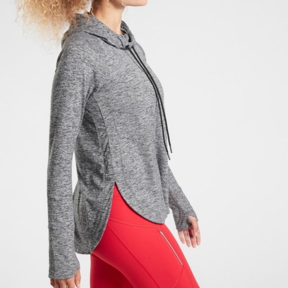 Athleta Charcoal Gray Untempo Hoody I Sz Small - Picture 2 of 7